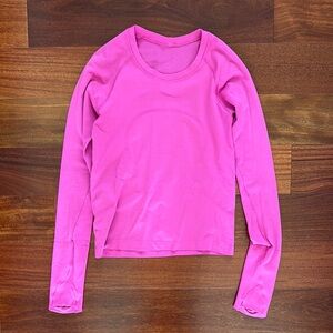 Lululemon pink long sleeve